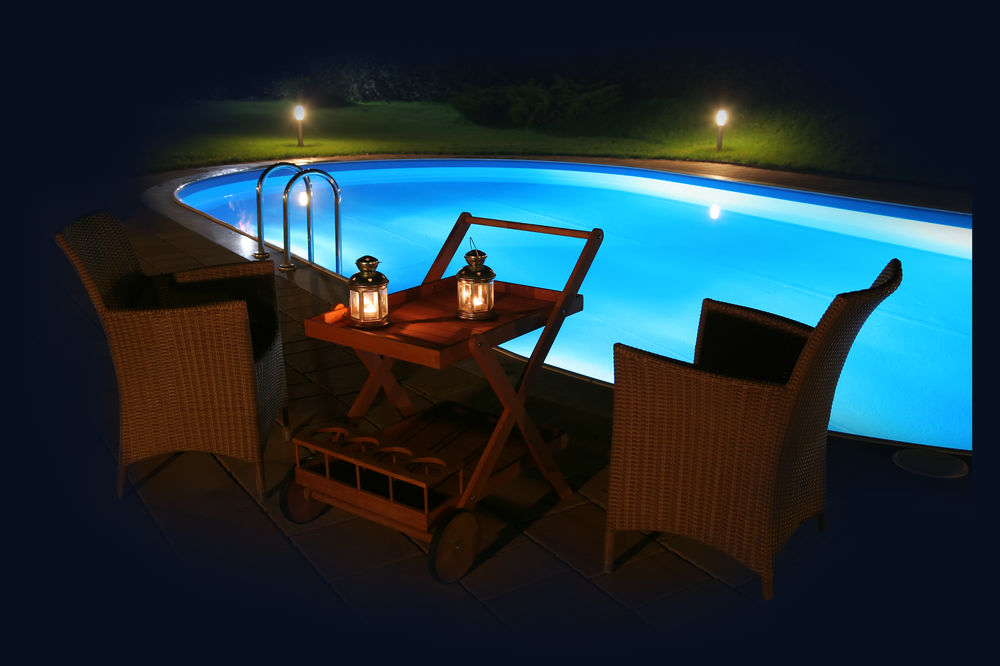 Swimming Pool in the evening